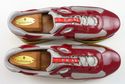 PRADA sz 7 PATENT LEATHER DOUBLE SOLE SNEAKERS 4E2