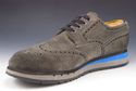 PRADA sz 9.5 SUEDE WINGTIP DOUBLE SOLE SNEAKER 4E2