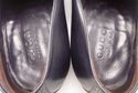 GUCCI sz 11 LEATHER WINGTIP LOAFERS 138216 MENS BL