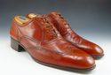 GUCCI sz 44.5 VINTAGE WINGTIP OXFORD 5931103 MENS 