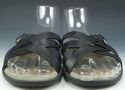 FERRAGAMO sz 7 TIRRENO LEATHER STRAP SANDALS TV370