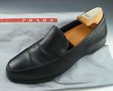 PRADA SPORT sz 9 LEATHER LOAFER 4D1651 MENS BLACK 