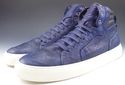 YSL sz 46 TEXTURED LEATHER HIGH TOP SNEAKERS AL261