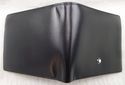 New - MONT BLANC LEATHER BI-FOLD WALLET MENS BLACK