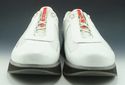 PRADA sz 8.5 LEATHER DOUBLE SOLE SNEAKERS 4E2352 M