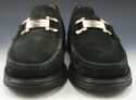 FERRAGAMO sz 8 DIME SUEDE BIT LOAFERS UR35328 MENS