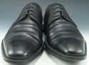 DOLCE & GABBANA sz 8 TEXTURED LEATHER PLAIN TOE OX