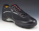 PRADA sz 6 LEATHER & NYLON WEB SNEAKERS 4E1504 MEN