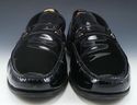 FERRAGAMO sz 11 PATENT GANCINI BIT LOADERS TN11658