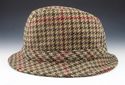 New - PRADA sz LARGE TRILBY STYLE WOOL TWEED HAT M