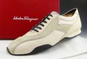 FERRAGAMO sz 12 AIRES SUEDE & LEATHER SNEAKER TV89