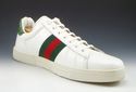 GUCCI sz 13.5 LEATHER LACE UP SNEAKER 12537 MENS W