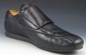 PRADA sz 9.5 LEATHER SPORT STRAP LOAFERS 4P1609 ME