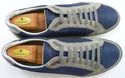 PRADA sz 11 SUEDE & NYLON LACE UP SNEAKERS 4E2124 