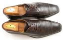 DOLCE & GABBANA sz 10 LEATHER BICYCLE TOE OXFORDS 