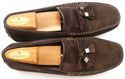 LOUIS VUITTON sz 7.5 SUEDE DRIVING MOCCASIN FA0130