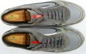 PRADA sz 9.5 SUEDE & NYLON SNEAKER 4E2006 MENS GRA