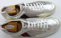 GUCCI sz 12 LEATHER & NYLON MESH SNEAKERS 256649 M