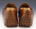 TOD'S sz 7 LEATHER "T" BIT DRIVING MOCCASINS MENS 