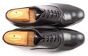 PRADA sz 5 LEATHER THICK SOLE PLAIN TOE OXFORDS 2E