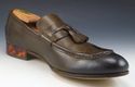 GUCCI sz 8.5 LEATHER TASSEL LOAFERS 212417 MENS OL