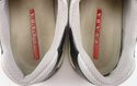 PRADA sz 9 LEATHER & NYLON MESH SNEAKERS PS0906 ME