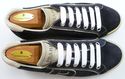 PRADA sz 7.5 SUEDE ROUND TOE LACE UP SNEAKERS 4E21