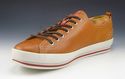 New - PRADA sz 7 LEATHER LOW CUT SNEAKERS 4E2406 M