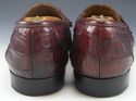 BRUNO MAGLI sz 10 JARED CROCODILE TASSEL LOAFERS M