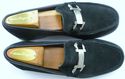 FERRAGAMO sz 8 DIME SUEDE BIT LOAFERS UR35328 MENS