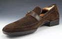 FERRAGAMO sz 10.5 PACIFICO SUEDE LOAFERS UH34981 M