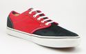 VAN'S sz 12 SUEDE & CANVAS LOW CUT SNEAKERS MENS B