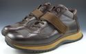 PRADA sz 7 LEATHER & NYLON MESH HIKING BOOTS MENS 