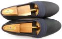 BRUNO MAGLI sz 9 PEITON SATIN FORMAL TUXEDO LOAFER