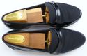 FERRAGAMO sz 7.5 DEAN PATENT TUXEDO LOAFERS UH7670