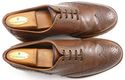 BRUNELLO CUCINELLI sz 46 LEATHER WINGTIP OXFORDS M