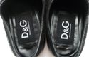 DOLCE & GABBANA sz 43.5 LEATHER & CALF HAIR OXFORD