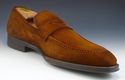 New - MAGNANNI sz 10 SUEDE STRAP LOAFERS 16694 MEN