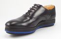 PRADA sz 5 LEATHER THICK SOLE PLAIN TOE OXFORDS 2E