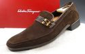 FERRAGAMO sz 10.5 PACIFICO SUEDE LOAFERS UH34981 M