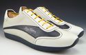 LOUIS VUITTON sz 9 MARINE LEATHER SNEAKERS LI1106 