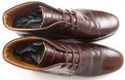 TOD'S sz 40 LEATHER CHUKKA ANKLE BOOTS MENS BROWN 