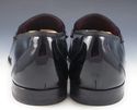 FERRAGAMO sz 9.5 DEAN PATENT TUXEDO LOAFERS UH3213