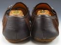 GUCCI sz 8 OILED SUEDE BIT DRIVING MOCCASINS 20340