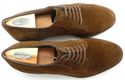 FERRAGAMO sz 11 ZENITH LUG SOLE SUEDE OXFORDS UH13