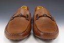 TOD'S sz 7 LEATHER "T" BIT DRIVING MOCCASINS MENS 