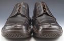 PRADA sz 40 LEATHER TEXTURED SOLE OXFORDS 3300 MEN