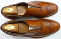 FERRAGAMO sz 8 RICHIE WINGTIP LACE LESS OXFORDS ME