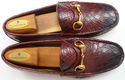 New - GUCCI sz 7 CROCODILE 1953 BIT LOAFERS 307929