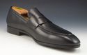 New - SANTONI sz 8 LEATHER PENNY STRAP LOAFERS 488